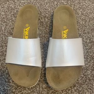 White Viking Sandals